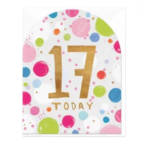 17 Today Birthday Card