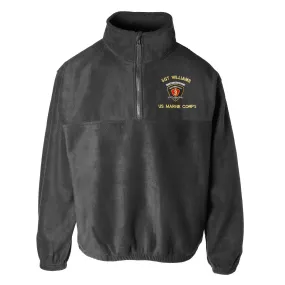 1st Battalion 3rd Marines Embroidered Fleece 1/4 Zip