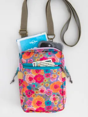 8-in-1 Pocket Crossbody - Greylac Garden