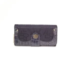 ALDO Purple Monogram Envelope Wallet | Brand New |