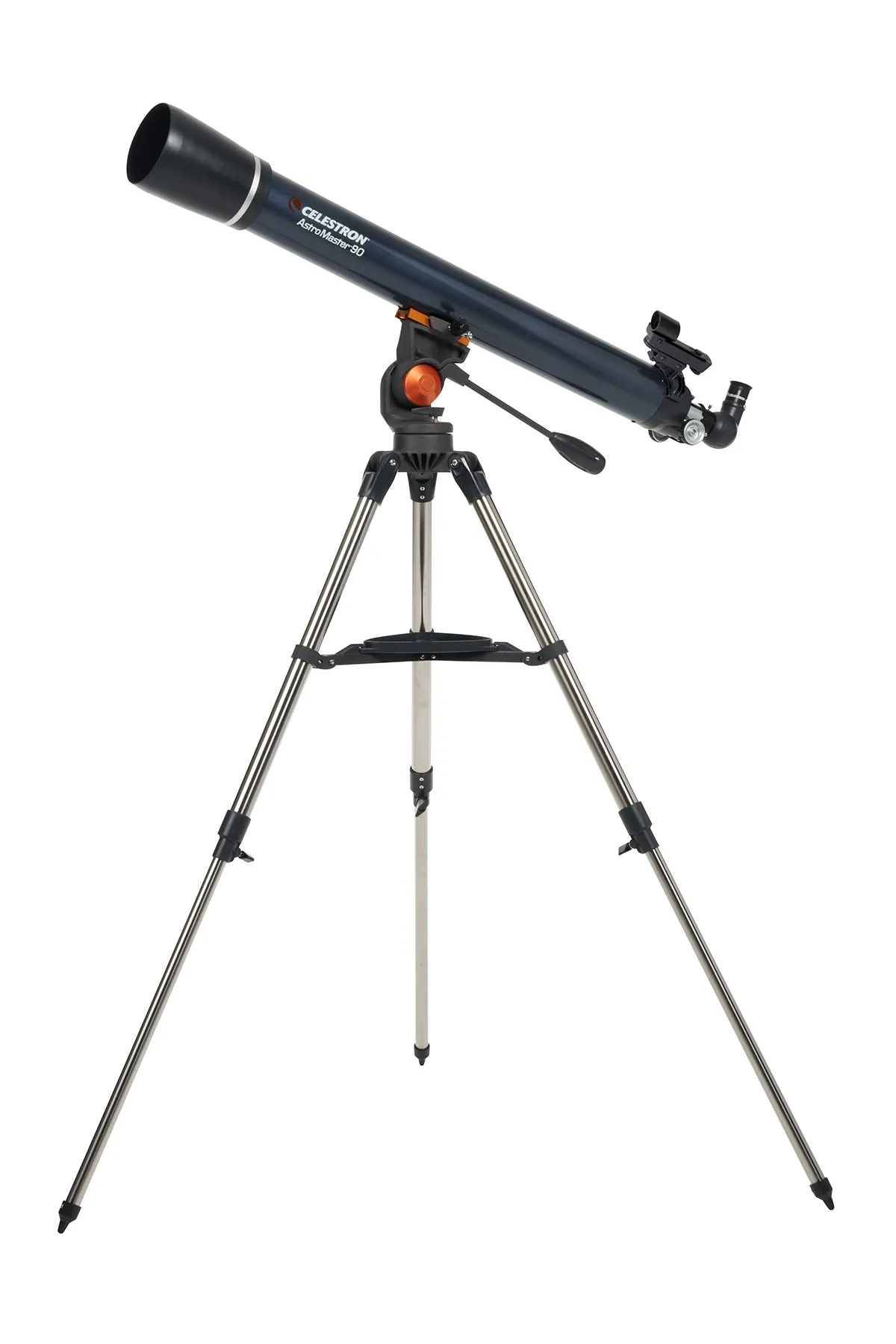 AstroMaster 90AZ Telescope with Smartphone Adapter and Bluetooth Remote