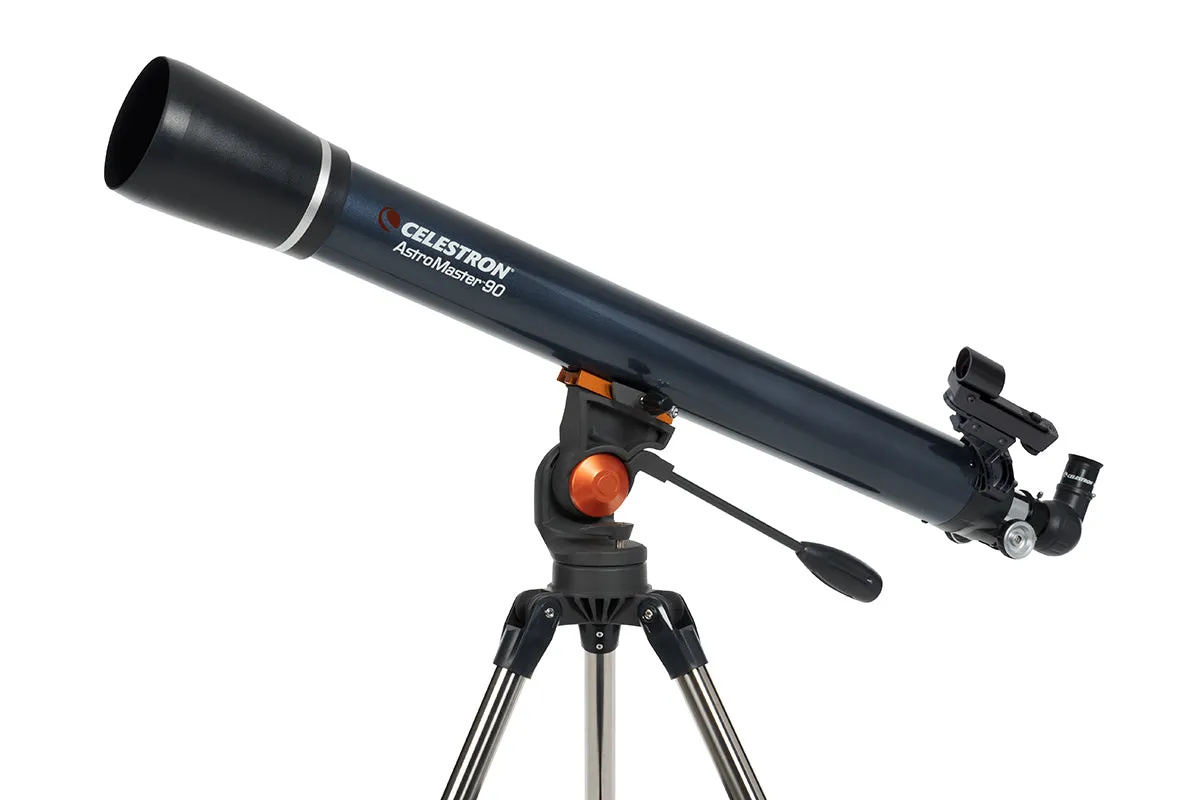 AstroMaster 90AZ Telescope with Smartphone Adapter and Bluetooth Remote