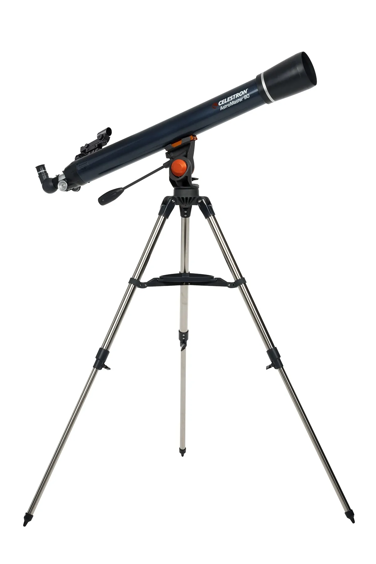 AstroMaster 90AZ Telescope with Smartphone Adapter and Bluetooth Remote