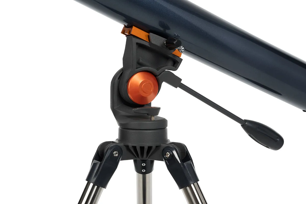 AstroMaster 90AZ Telescope with Smartphone Adapter and Bluetooth Remote