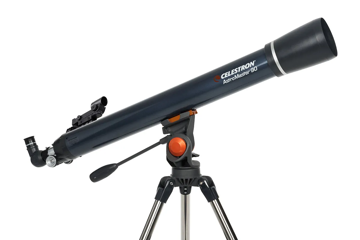 AstroMaster 90AZ Telescope with Smartphone Adapter and Bluetooth Remote