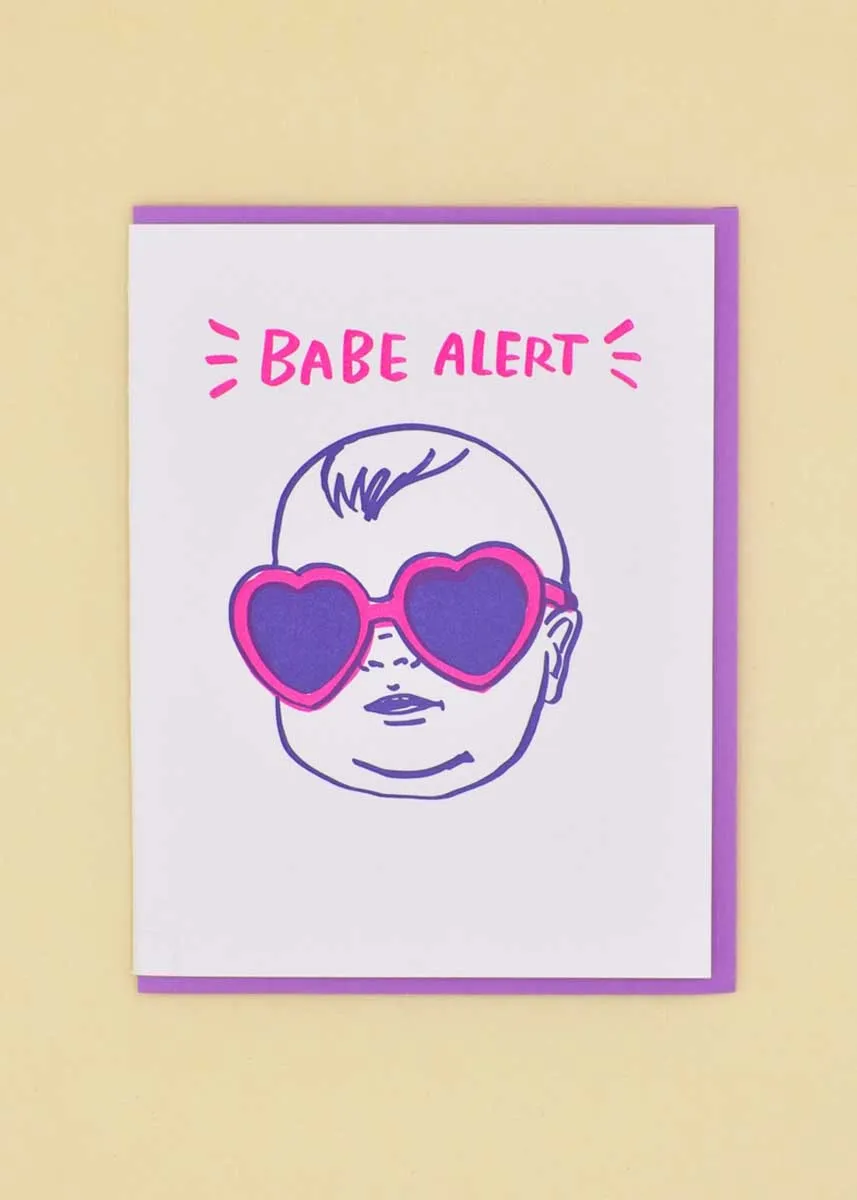 Babe Alert Card