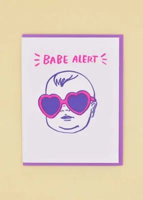 Babe Alert Card