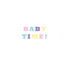 Baby Time! Pastel Congrats Card