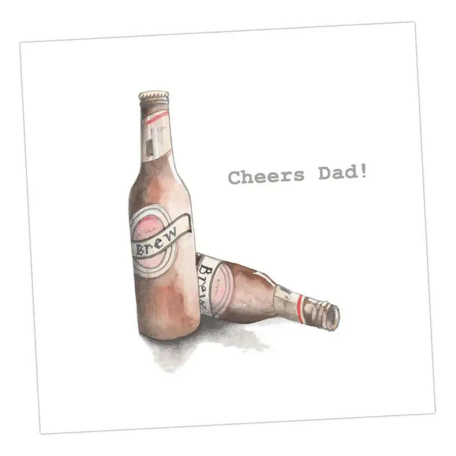 Beers, Cheers Dad ! Card