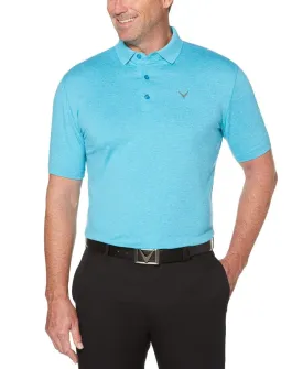 Big & Tall Cooling Heathered Polo With Chevron