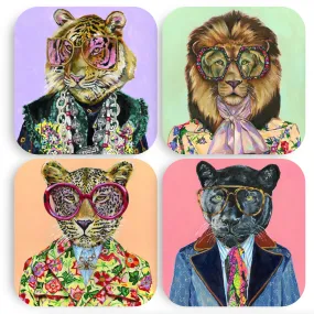 Big Cats | Set of 4 Coasters