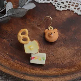 Bread Assortment Mismatched Earrings