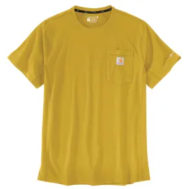 Carhartt Men's Force® Relaxed Fit Midweight Short Sleeve Pocket Tee_Yellow Curry