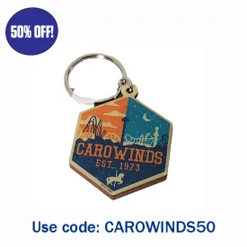 Optimized: Stunning 2D Carowinds Skyline Keychain