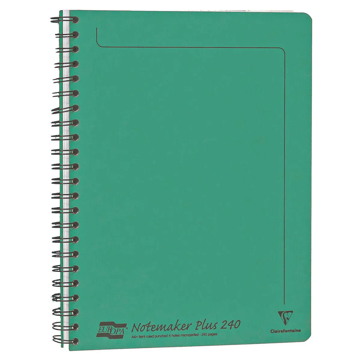 Clairefontaine Europa A4 Notemaker Plus 240 Green Notebook