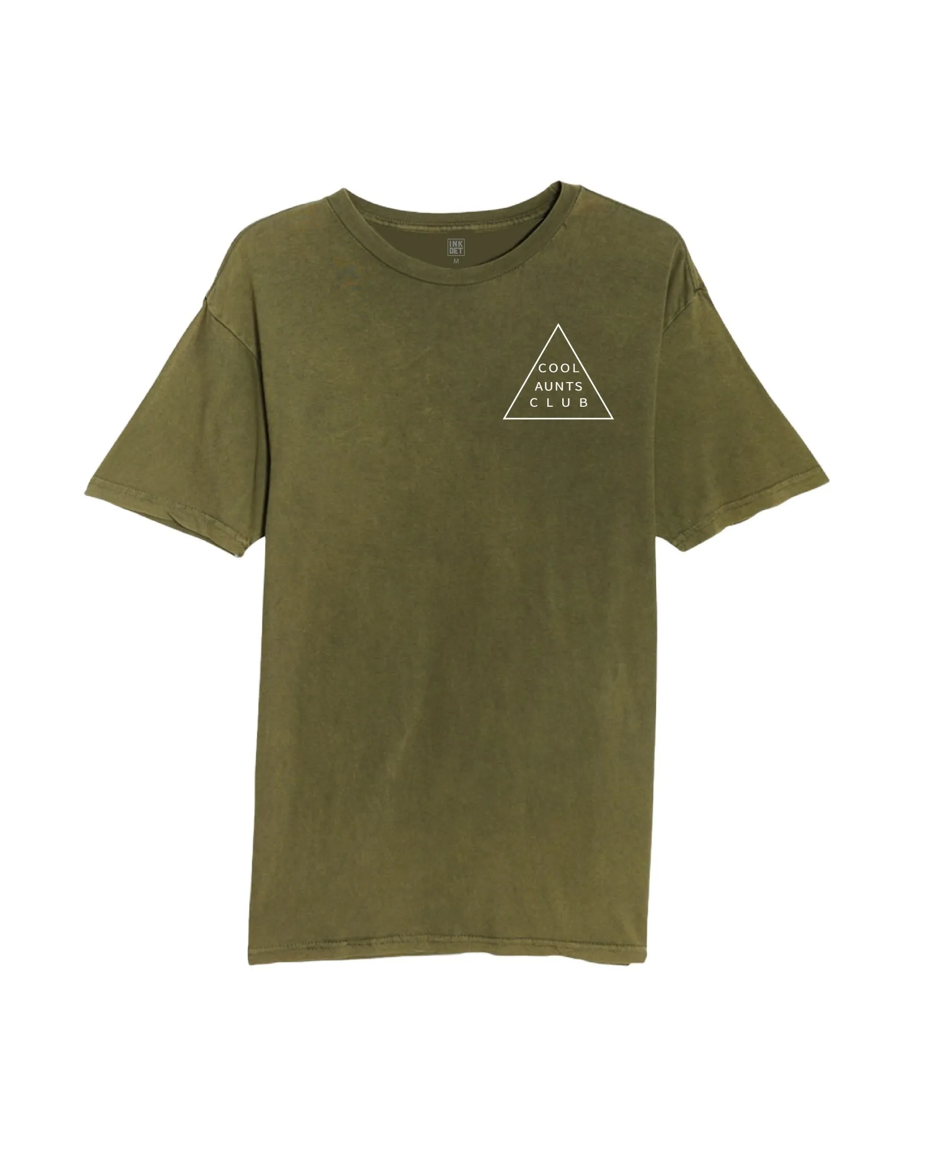 CMC - Cool Aunts Club Mineral Wash T-Shirt - Olive Green