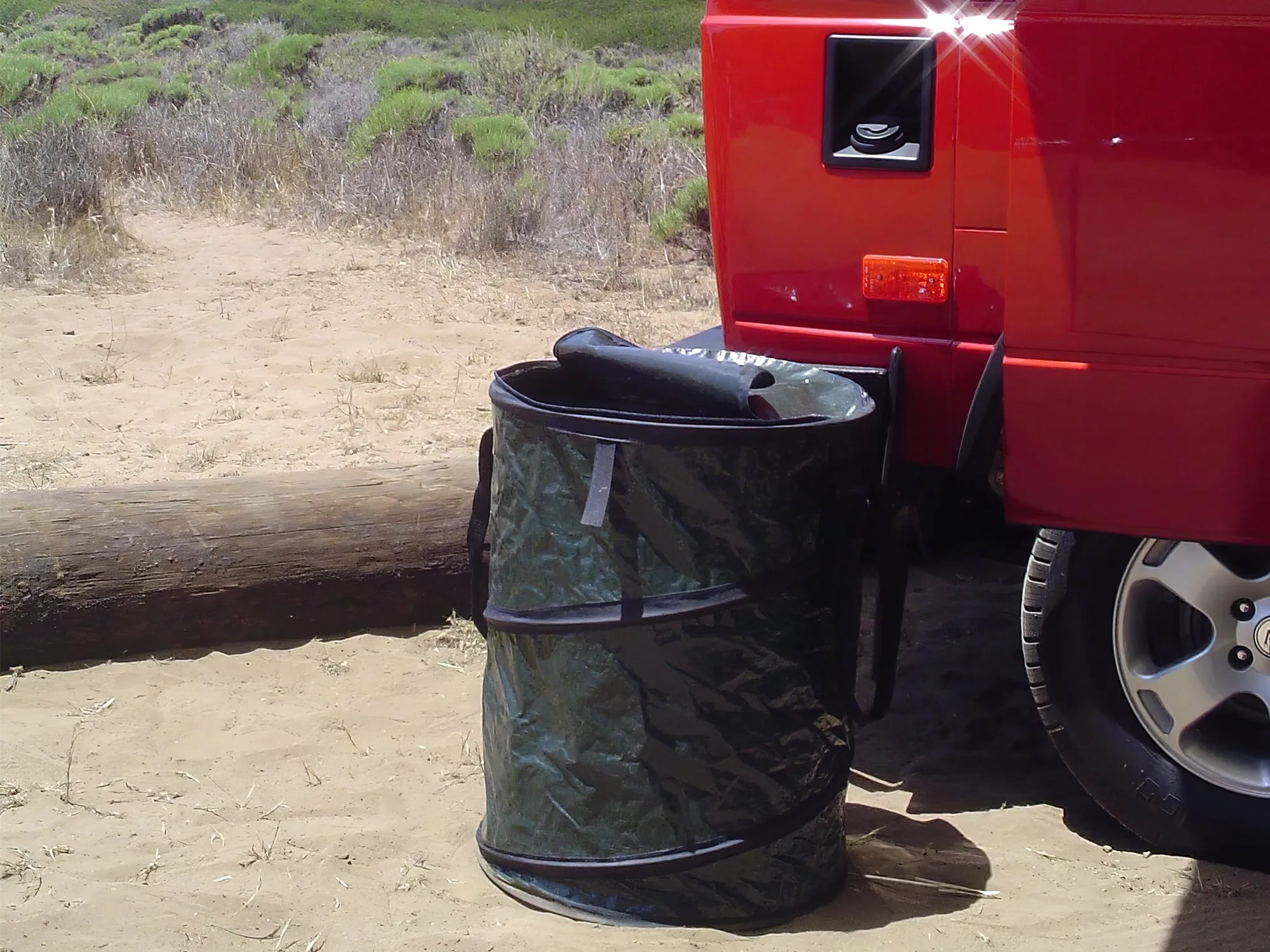 Collapsible Trash Can and Carry-All