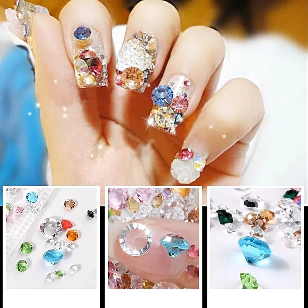 Colourful Rhinestones Crystal Mixed Sizes