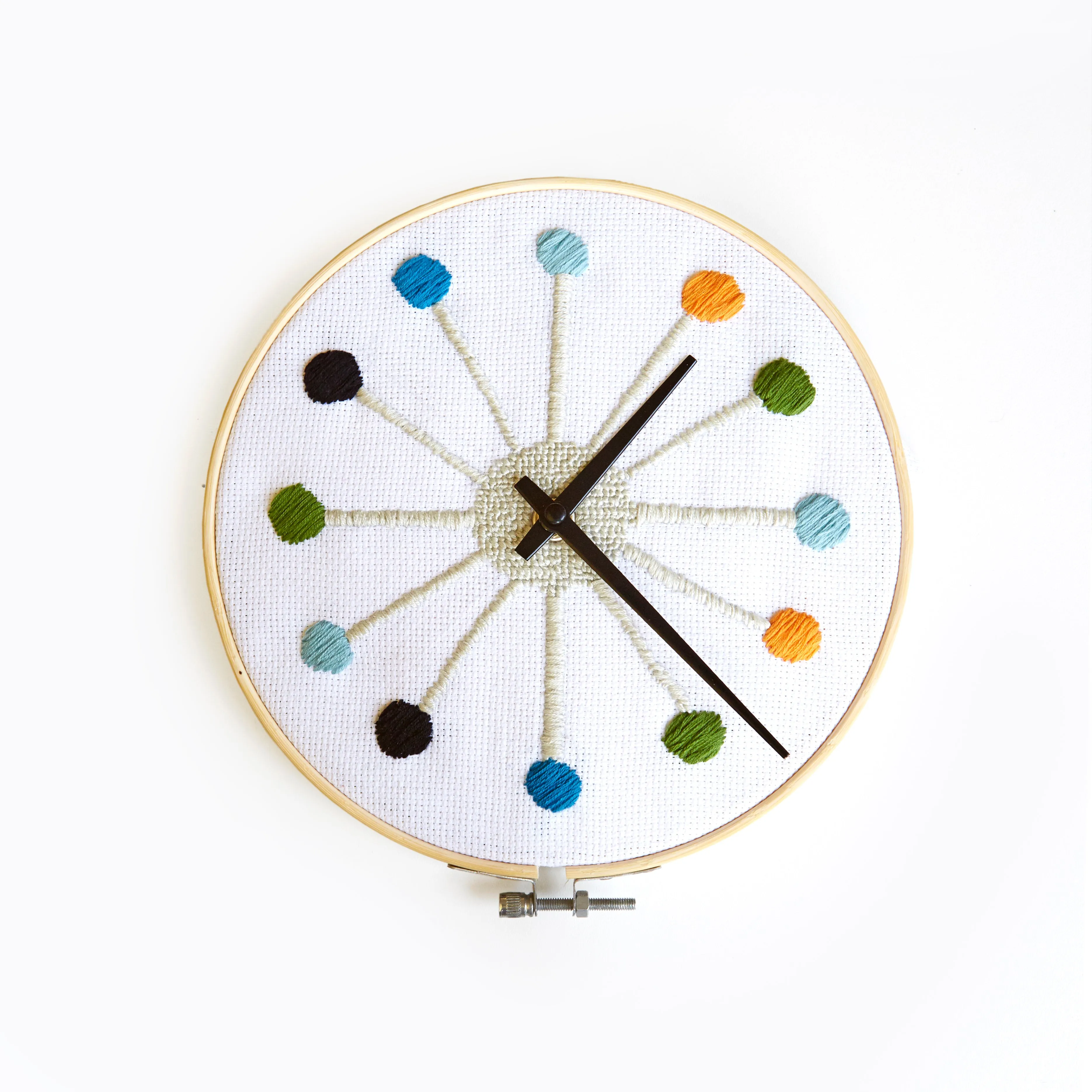 Cross Stitch Clock