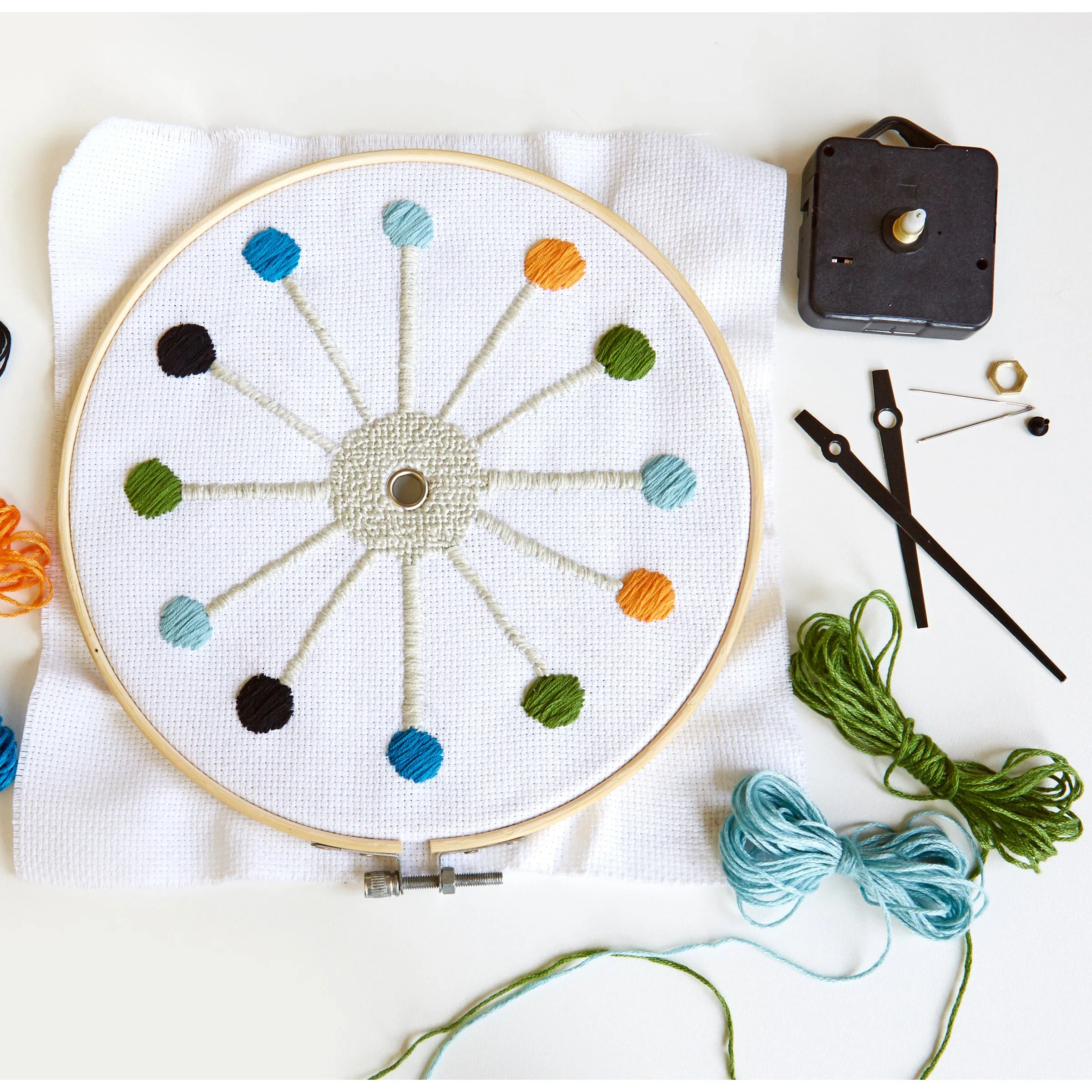 Cross Stitch Clock