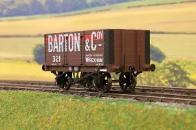 Dapol 7F-073-004 O Gauge 7 Plank 9' W/B Three Door Barton & Coy 321