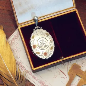 Enchanting 1880's Victorian Japonaiserie Locket