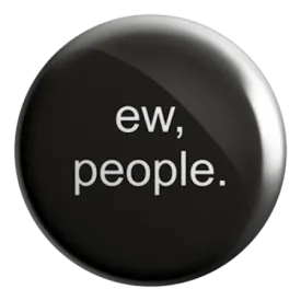 Ew People Badge Magnet