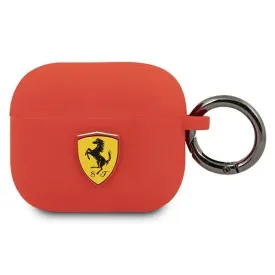 Ferrari Silicone Case for Airpods 3 Red - FEA3SILRE