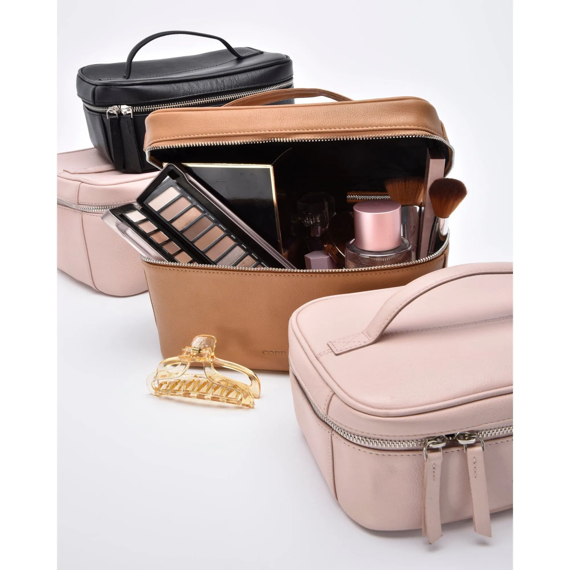 GABEE Empire Leather Beauty Case 2 Piece Set