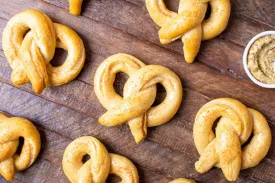 Ghost Pepper Salted Guinness Pretzels