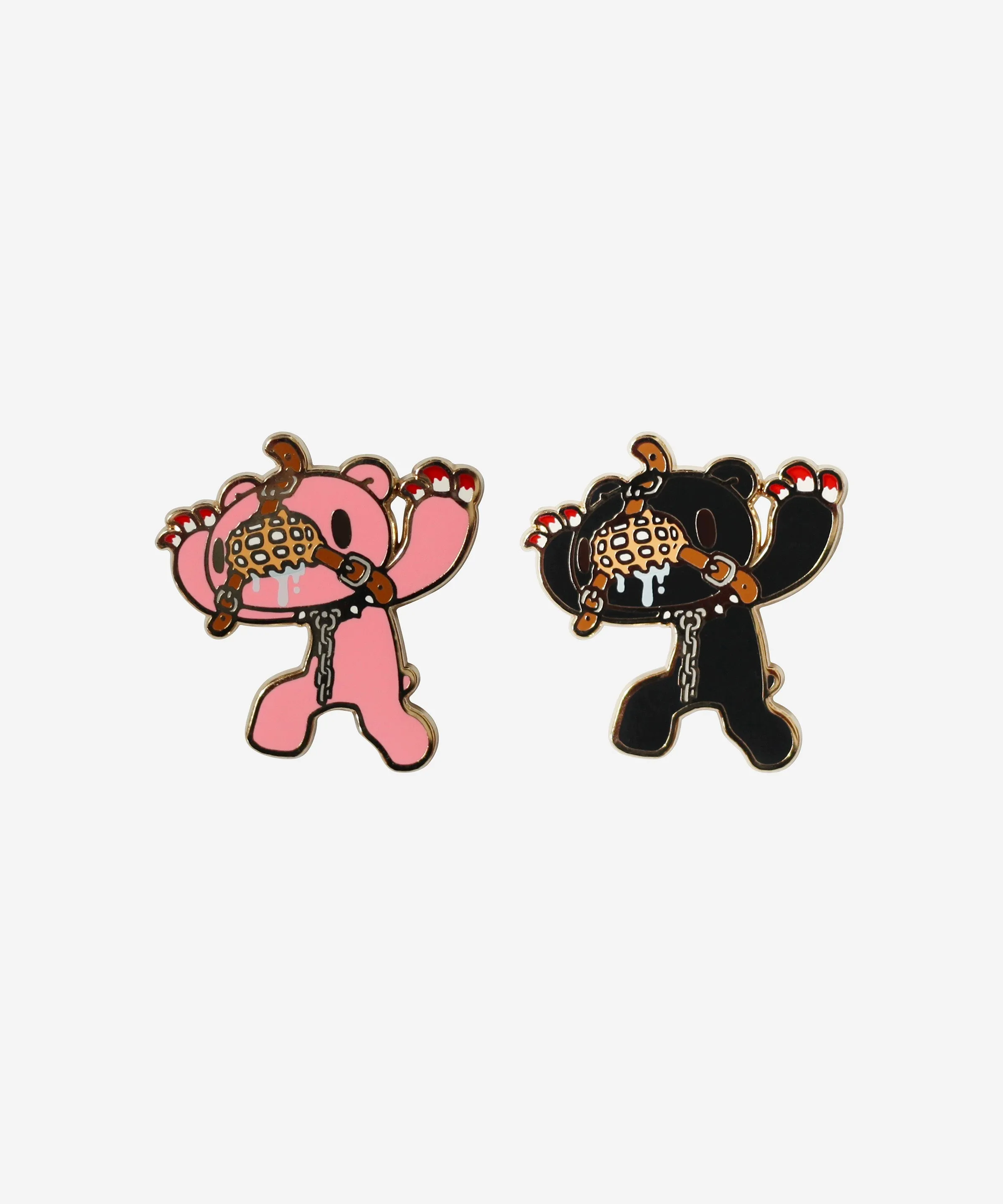 Gloomy Bear Muzzle Hard Enamel Pin [BLACK]