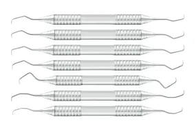 Gracey Curettes Set Of 7 - 10 mm Hollow Handle