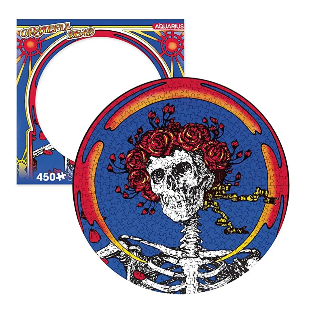 Grateful Dead Round Picture Disk Jigsaw Puzzle (450 Pieces)