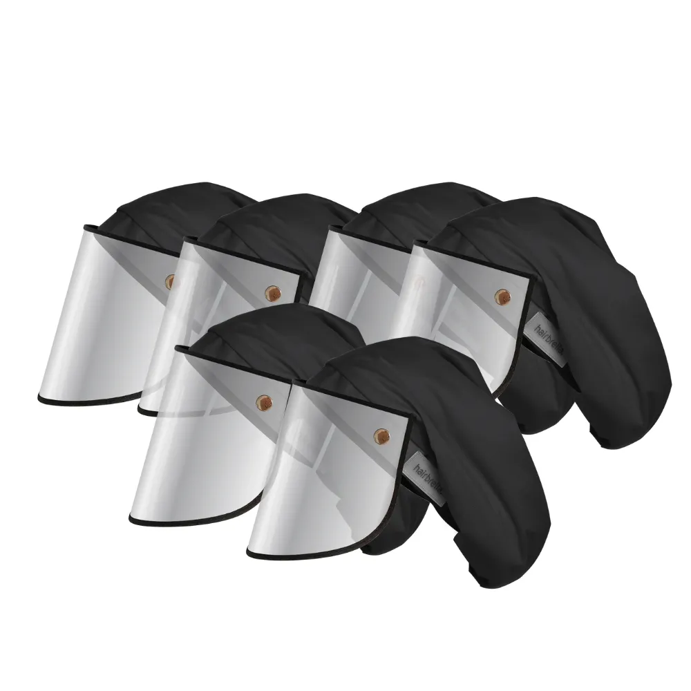 Hairbrella Pro XL Rain Hat   Face Shield Gifting Bundle (Buy 5, Get 1 Free)