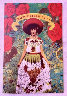 Happy Birthday Chica Card