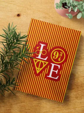 Harry Potter Love 9 3/4 Hardbound Diary