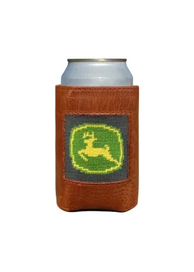 JOHN DEERE NEEDLEPOINT CAN COOLER