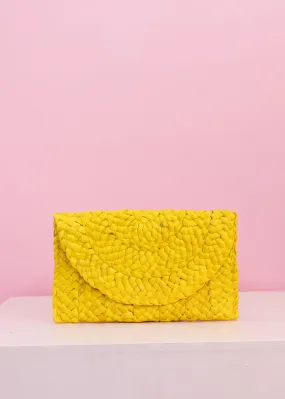 Libby Clutch in Lemon