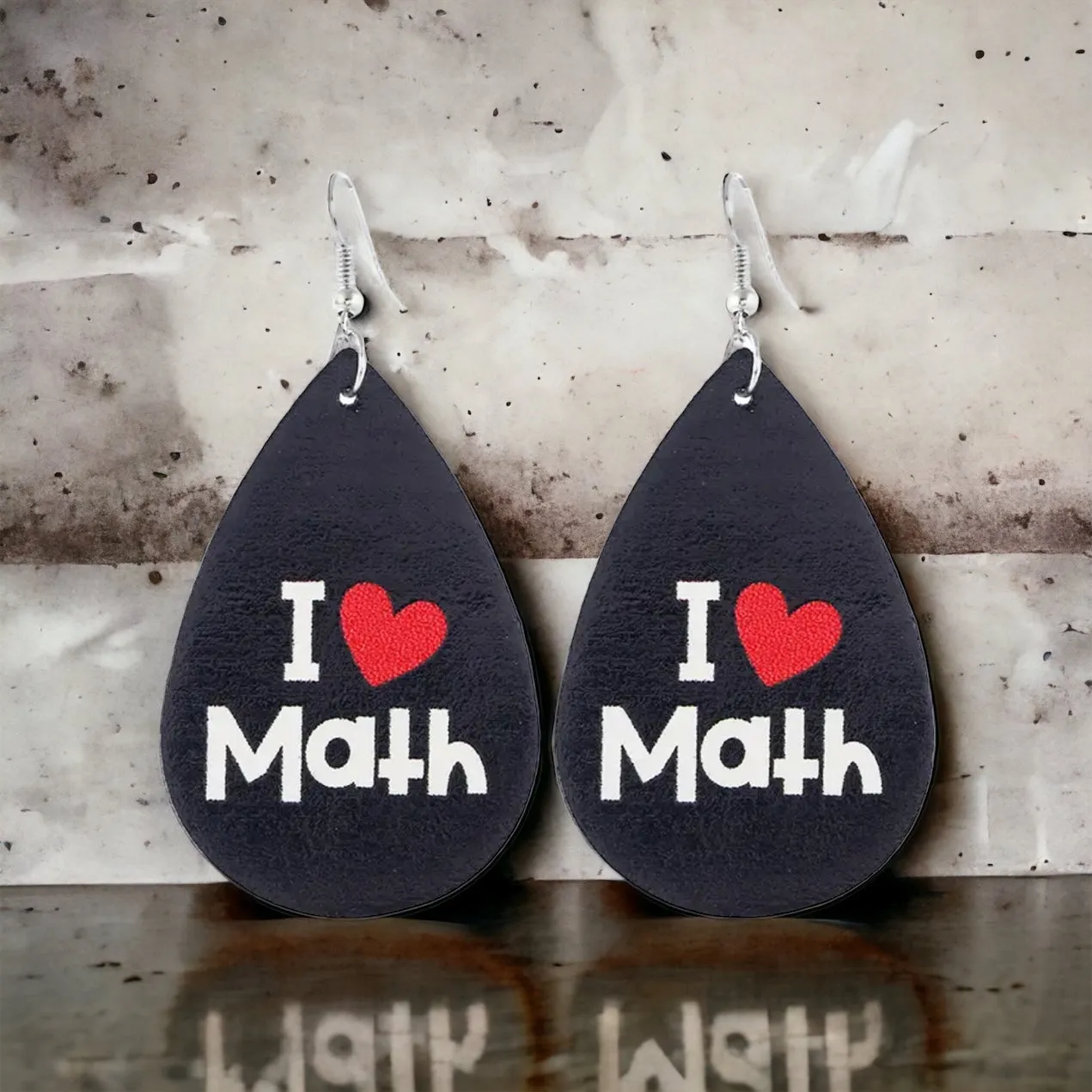 Math Teacher Earrings - STEM Earrings, Math Earrings