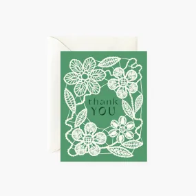 Mileu Thank You Greeting Card