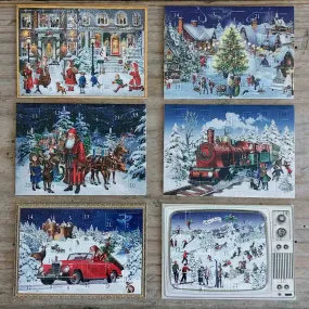 Miniature Advent Calendar Card