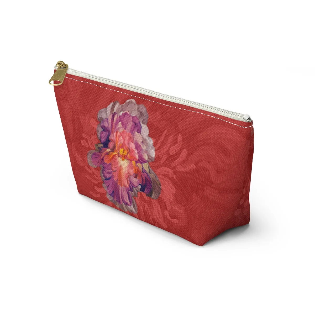 Perfect Pouch "Iris on Red"