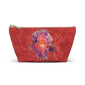 Perfect Pouch "Iris on Red"