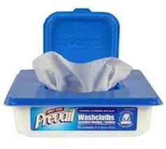 Prevail® Washcloths Soft Pack with Press-N-Pull Lid