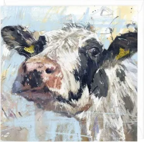 "Curious Cow" Greeting Card