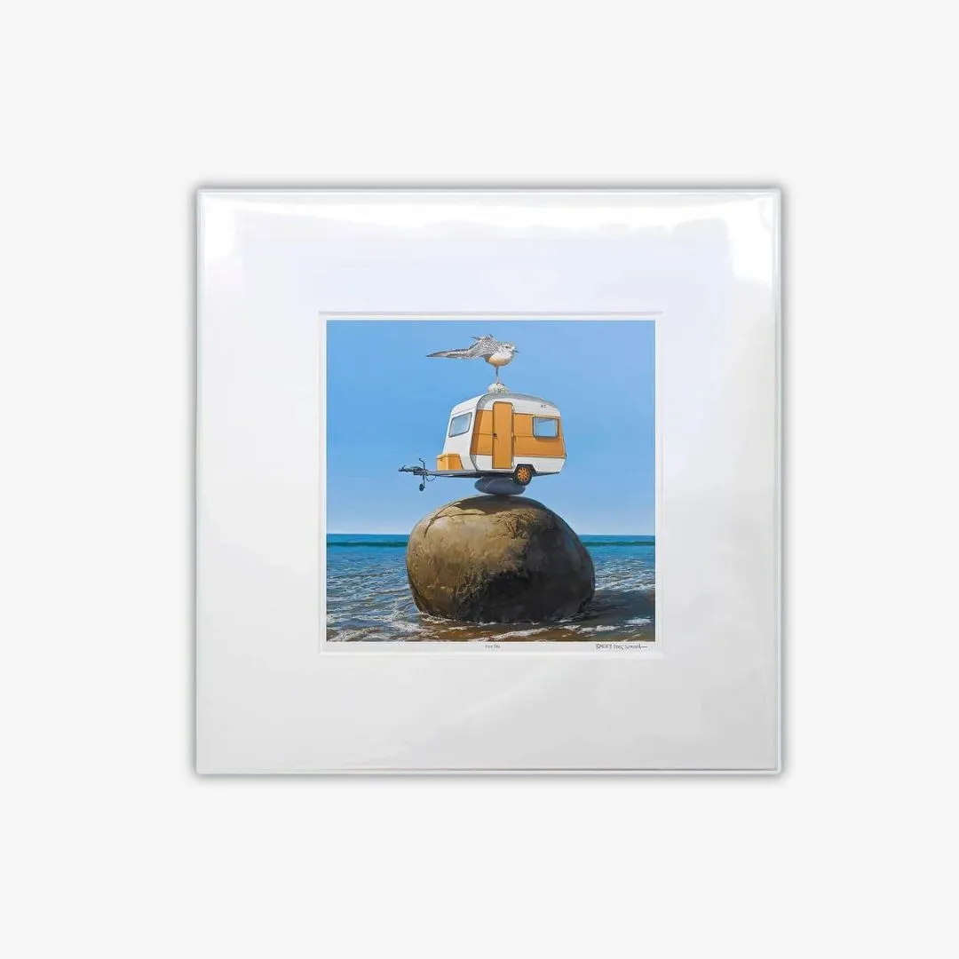 "The Balancing Act" Matted Print - Barry Ross Smith