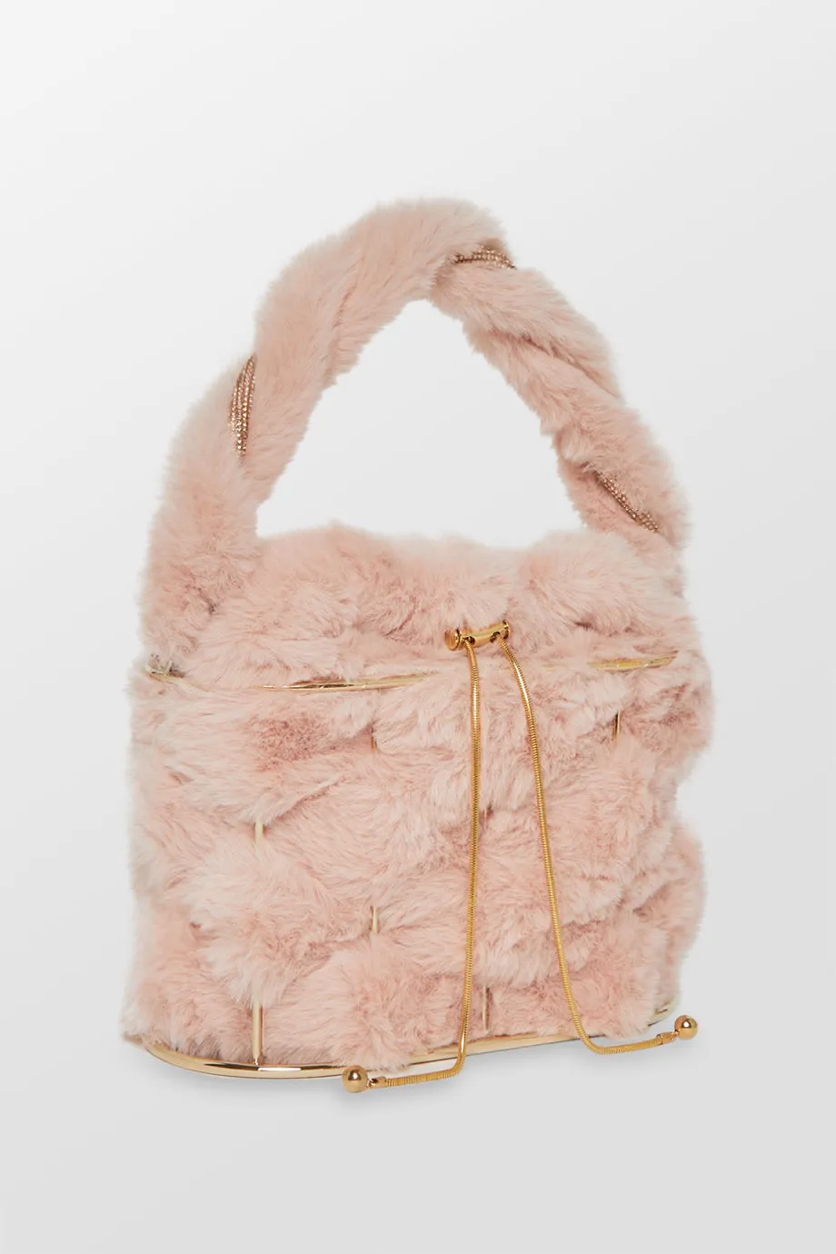 Super Holli Fluffy Top Handle Bag