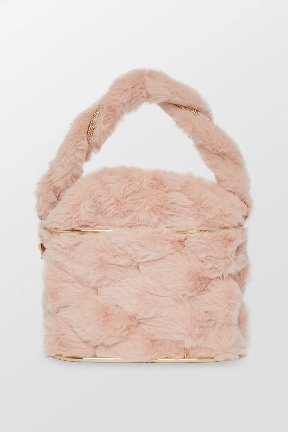 Super Holli Fluffy Top Handle Bag