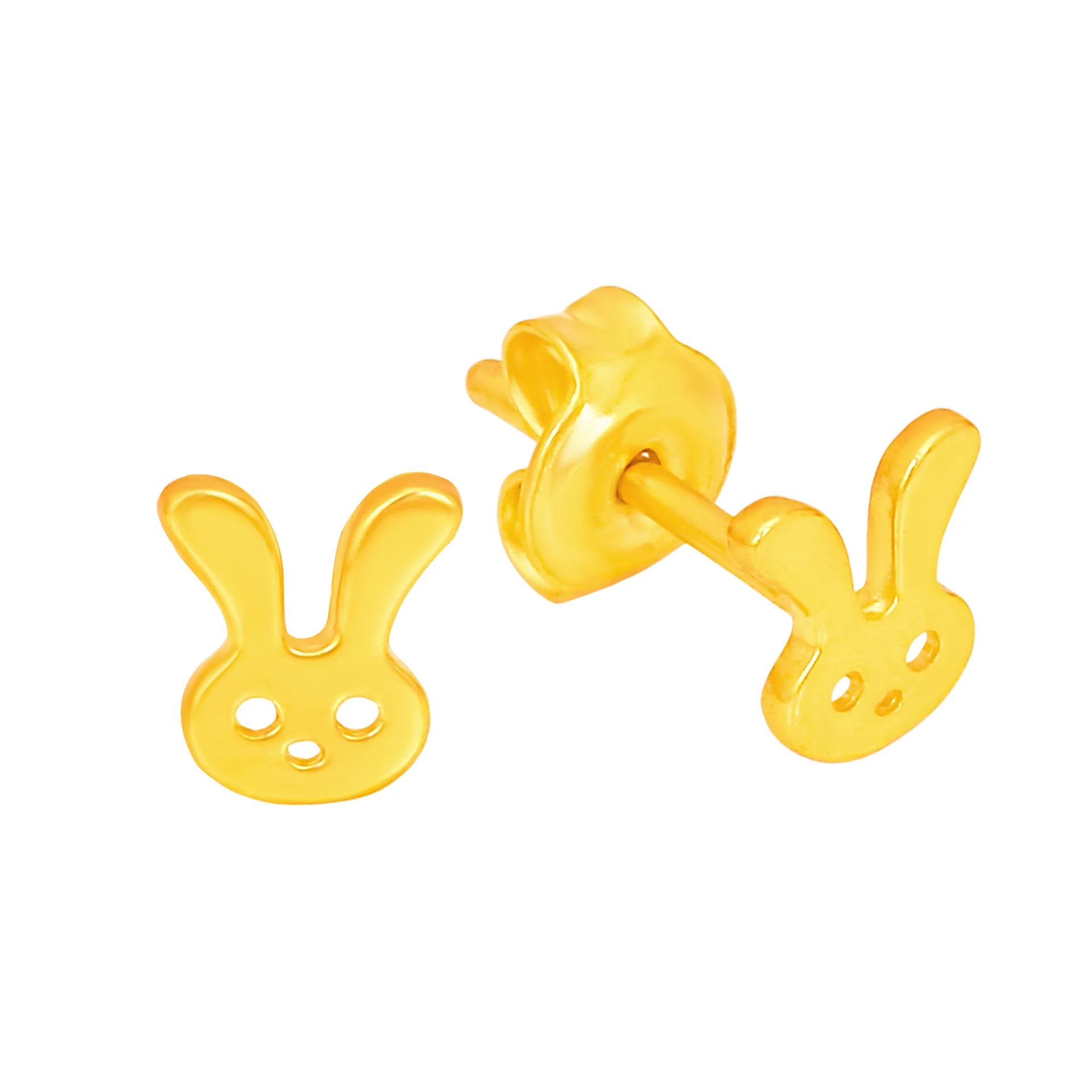 TAKA Jewellery 916 Gold Earrings Bunny