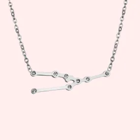 Taurus Zodiac Constellation Hypoallergenic Necklace